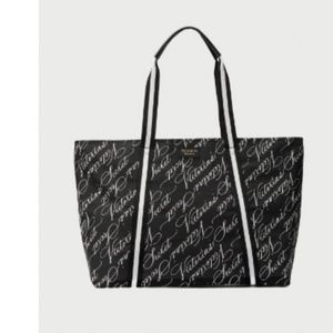 Victoria's Secret Weekender Logo Black Tote